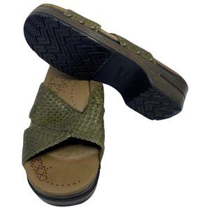 Dansko Green Brown Sandal for Women Size: EU 40